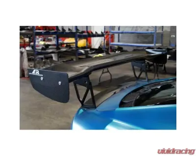 APR Performance GTC-500 Carbon Fiber Adjustable Wing 74" w/ Carbon Fiber Trunk Panel Replacement Audi R8 2016-2022 - AS-107468