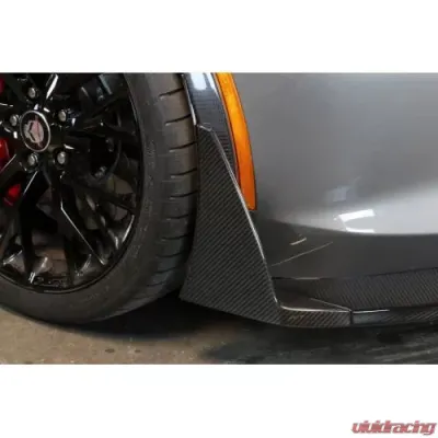 APR Performance Carbon Fiber Front Bumper Canards and Spats, C7 Z06 w/ APR Air Dam Only Chevrolet Corvette C7 Z06 2014-2019 - AB-207012