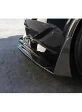 APR Performance Carbon Fiber Front Bumper Canards and Spats, OEM C7 Z06 Stage 2 & 3 Airdams Only Chevrolet Corvette C7 Z06 2014-2019                                     - AB-207015 - Image 2