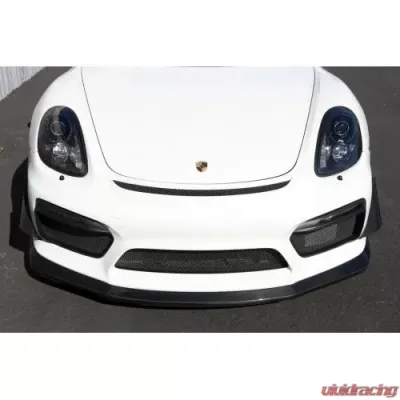 APR Performance Carbon Fiber Front Bumper Canards Porsche 981 Cayman GT4 2015-2016 - AB-545008