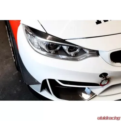 APR Performance Carbon Fiber Front Bumper Canards BMW M3|M4 2015-2021 - AB-830402