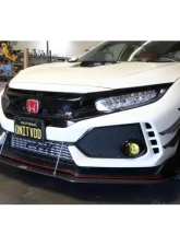 APR Performance Carbon Fiber Front Bumper Canards Honda FK8 Civic Type R 2017-2021                                     - AB-917002 - Image 2