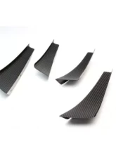 APR Performance Carbon Fiber Front Bumper Canards Honda FK8 Civic Type R 2017-2021                                     - AB-917002 - Image 4