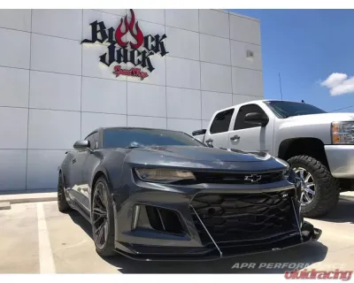 APR Performance Carbon Fiber Front Wind Splitter Chevrolet Camaro ZL1 2017-2024 - CW-601722