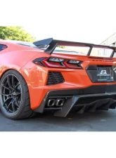 APR Performance Carbon Fiber Rear High Wing Chevrolet Corvette C8 Chevrolet Corvette C8                                     - AS-106800 - Image 2