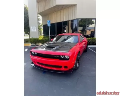 APR Performance Carbon Fiber Front Air Dam | Lip Wide Body Dodge Challenger Hellcat 2015-2023 - FA-723018