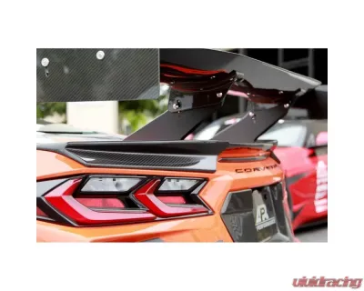 APR Performance Carbon Fiber Rear Spoiler Delete Chevrolet Corvette C8 2020+ - AS-106821