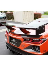 APR Performance Carbon Fiber GTC-500 71" Adjustable Wing w/ Spoiler Delete Chevrolet Corvette C8 | C8 Z06 2020+                                     - AS-107189 - Image 2