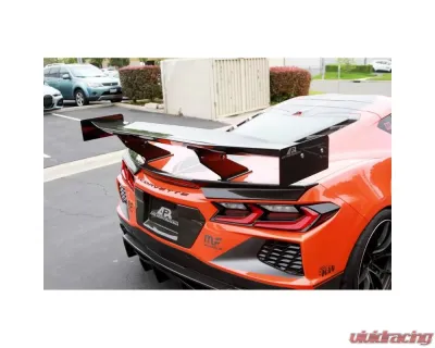 APR Performance Carbon Fiber GTC-500 71" Adjustable Wing w/ Spoiler Delete Chevrolet Corvette C8 | C8 Z06 2020+ - AS-107189