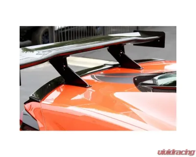 APR Performance Carbon Fiber GTC-500 71" Adjustable Wing w/ Spoiler Delete Chevrolet Corvette C8 | C8 Z06 2020+ - AS-107189