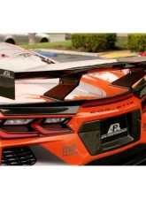 APR Performance Carbon Fiber GTC-500 71" Adjustable Wing w/ Spoiler Delete Chevrolet Corvette C8 | C8 Z06 2020+                                     - AS-107189 - Image 5