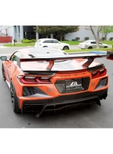 APR Performance Carbon Fiber GTC-500 74" Adjustable Wing w/ Spoiler Delete Chevrolet Corvette C8 | C8 Z06 2020+                                     - AS-107489 - Image 4