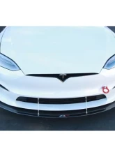 APR Performance Carbon Fiber Wind Splitter w/ Rods Tesla Model S Plaid 2021+                                     - CW-266021 - Image 2