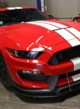 APR Performance Carbon Fiber Wind Splitter w/ Rods Ford Mustang S550 Shelby GT350R 2016+                                     - CW-201645 - Image 4
