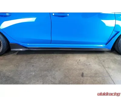 APR Performance Carbon Fiber Side Rocker Extensions | Side Skirt Honda FL5 Civic Type R 2023+ - FS-923008
