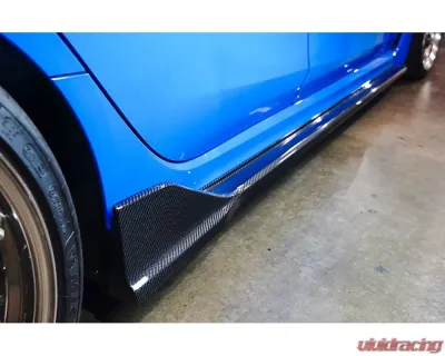 APR Performance Carbon Fiber Side Rocker Extensions | Side Skirt Honda FL5 Civic Type R 2023+ - FS-923008