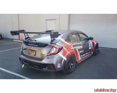 APR Performance GT-250 61" Carbon Fiber Swan Neck Wing Honda FK8 Civic Type R 2017-2021 - AS-406191