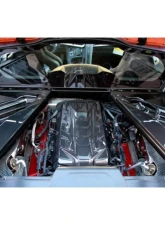 APR Performance Carbon Fiber Engine Cover Full Package Chevrolet Corvette C8 2020-2023                                     - CBE-C8ENGPKG - Image 5