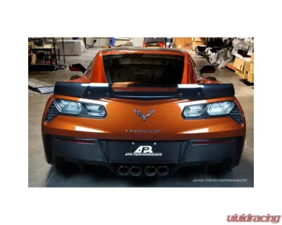 APR Performance Carbon Fiber Rear Tail Light Bezels Chevrolet Corvette C7 2014-2019 - CBX-C7TBEZEL
