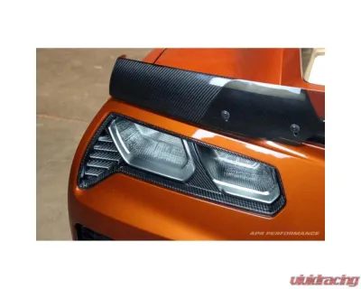 APR Performance Carbon Fiber Rear Tail Light Bezels Chevrolet Corvette C7 2014-2019 - CBX-C7TBEZEL