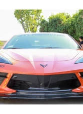 APR Performance Carbon Fiber Front Bumper Center Bezels Chevrolet Corvette C8 2020+                                     - CBX-C8CBEZEL - Image 3