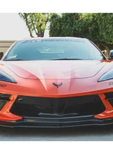 APR Performance Carbon Fiber Front Bumper Center Bezels Chevrolet Corvette C8 2020+                                     - CBX-C8CBEZEL - Image 4