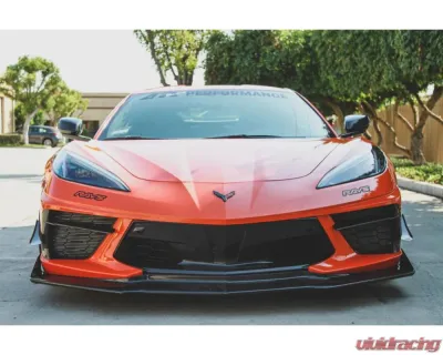 APR Performance Carbon Fiber Front Bumper Center Bezels Chevrolet Corvette C8 2020+ - CBX-C8CBEZEL