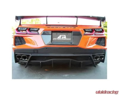 APR Performance Carbon Fiber License Plate Backing Chevrolet Corvette C8 2020+ - CBX-C8LIC