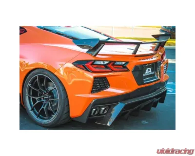 APR Performance Carbon Fiber License Plate Backing Chevrolet Corvette C8 2020+ - CBX-C8LIC