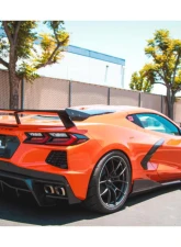 APR Performance Carbon Fiber License Plate Backing Chevrolet Corvette C8 2020+                                     - CBX-C8LIC - Image 4