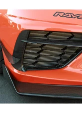 APR Performance Carbon Fiber Front Bumper Side Bezels                                     - CBX-C8SBEZEL - Image 2