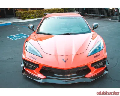 APR Performance Carbon Fiber Front Bumper Side Bezels - CBX-C8SBEZEL