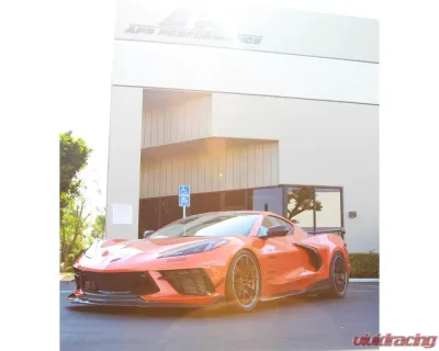 APR Performance Carbon Fiber Front Bumper Side Bezels - CBX-C8SBEZEL