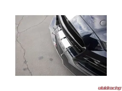 APR Performance Carbon Fiber Front Wind Splitter w/ Rods Ford Mustang S550 Shelby GT500 2020-2023 - CW-201500