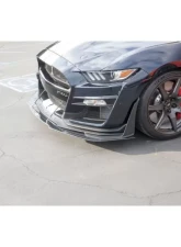 APR Performance Carbon Fiber Front Wind Splitter w/ Rods Ford Mustang S550 Shelby GT500 2020-2023                                     - CW-201500 - Image 3