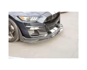 APR Performance Carbon Fiber Front Wind Splitter w/ Rods Ford Mustang S550 Shelby GT500 2020-2023