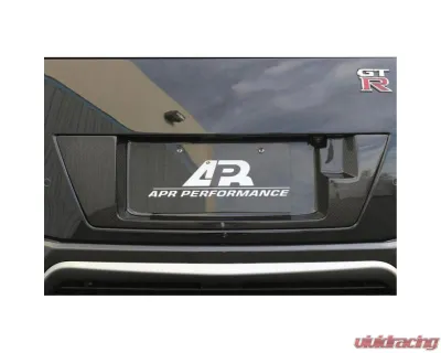 APR Performance Carbon Fiber License Plate Backing Nissan GTR R35 2017-2022 - CBX-R35LICIII