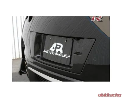 APR Performance Carbon Fiber License Plate Backing Nissan GTR R35 2017-2022 - CBX-R35LICIII
