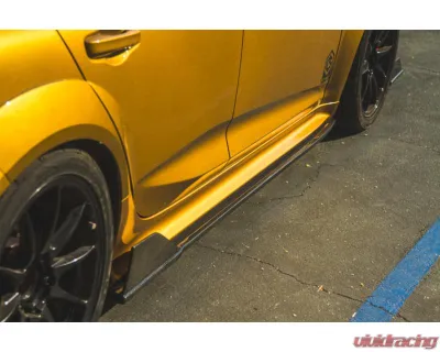APR Performance Carbon Fiber Side Rocker Extensions | Side Skirt Acura Integra DE5 Type S 2024+ - FS-924008