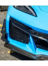 APR Performance Carbon Fiber Front Bumper Canards Chevrolet Corvette C8 Z06 2023+                                     - AB-208085 - Image 2