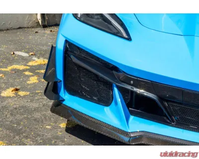 APR Performance Carbon Fiber Front Bumper Canards Chevrolet Corvette C8 Z06 2023+ - AB-208085