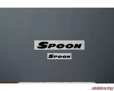Spoon Team Sticker Black 200mm/100mm - ALL-90000-B00