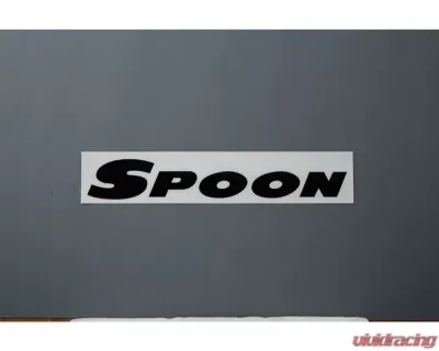 Spoon Team Sticker Black 300mm - ALL-90000-B01