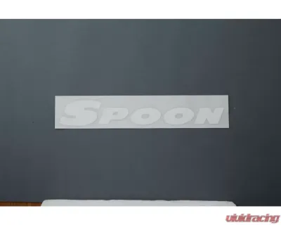 Spoon Team Sticker White 800mm - ALL-90000-W02