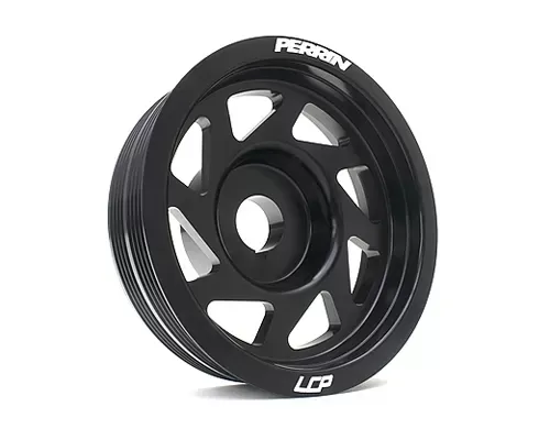 Perrin Performance Crank Pulley Black Subaru Forester XT 04-12 - PSP-ENG-100BK