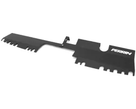 Perrin Performance Black Wrinkle Radiator Shroud Subaru STI 2015-2021