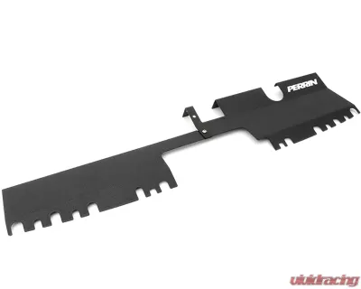 Perrin Performance Black Wrinkle Radiator Shroud Subaru STI 2015-2021 - PSP-ENG-512BK