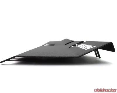 Perrin Performance Black Wrinkle Radiator Shroud Subaru STI 2015-2021 - PSP-ENG-512BK