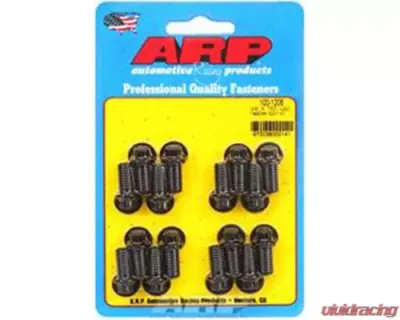 ARP 3/8" x 0.750" 12pt Header Bolt Kit, Steel, Black Oxide, Set of 16 - 100-1208
