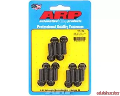 ARP Bolts 3/8" x 1.000" 12pt Header Bolt Kit - Steel, Black Oxide, Set of 12 - 100-1209